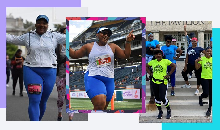 Shana Goodridge, Mitglied des Run Happy Teams, Kanada