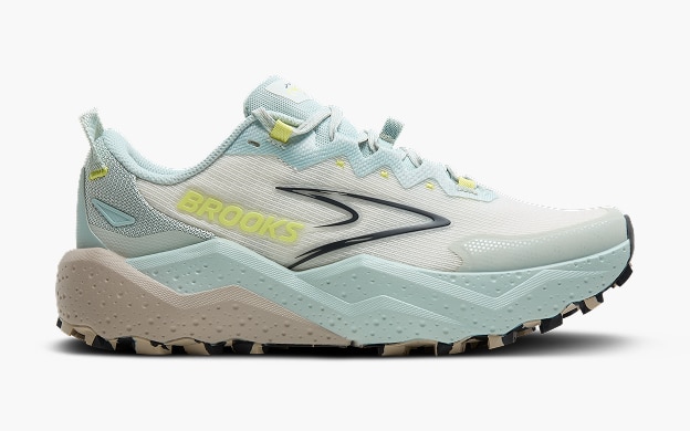 light blue running shoe 